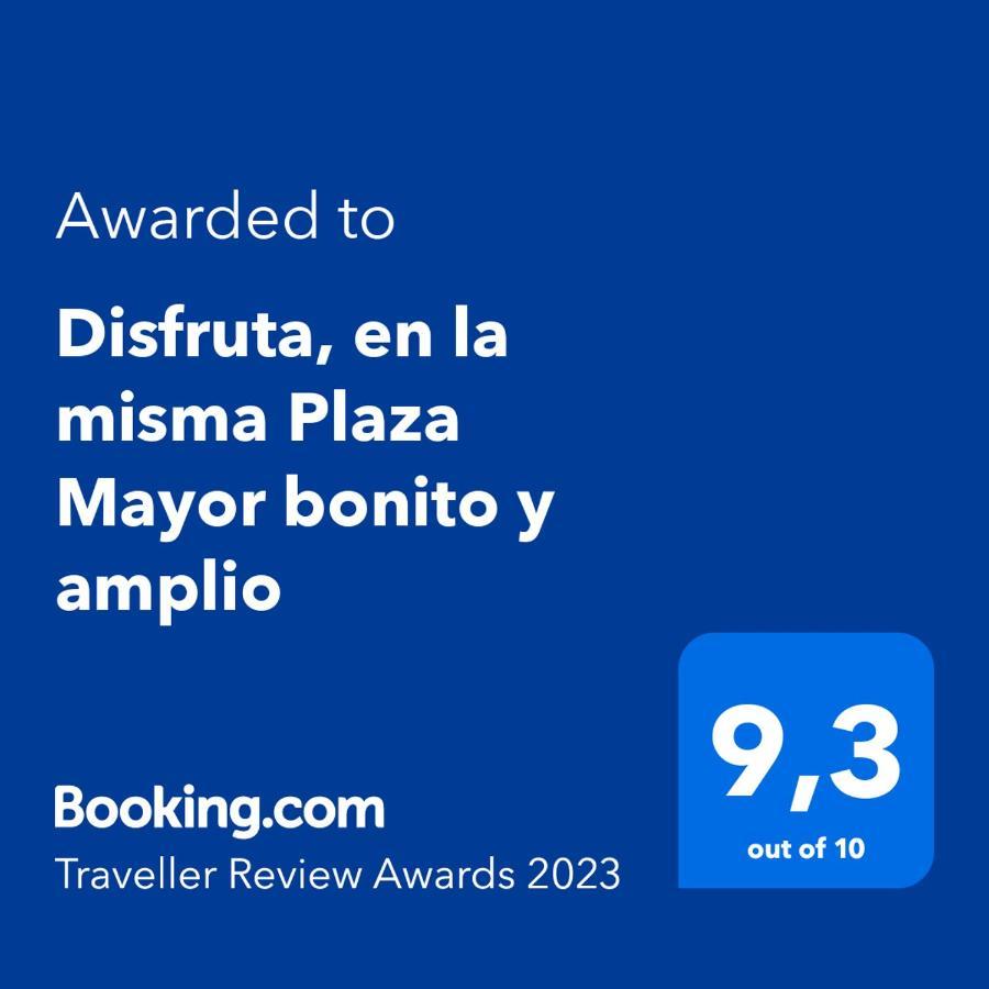 Disfruta, en la misma Plaza Mayor bonito y amplio Madrid Exterior foto